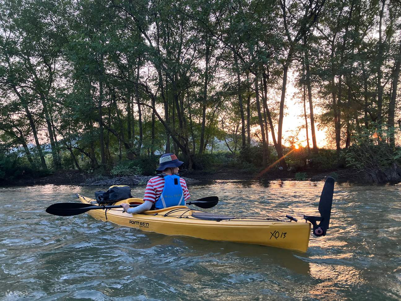 Sonnenuntergangsfahrt