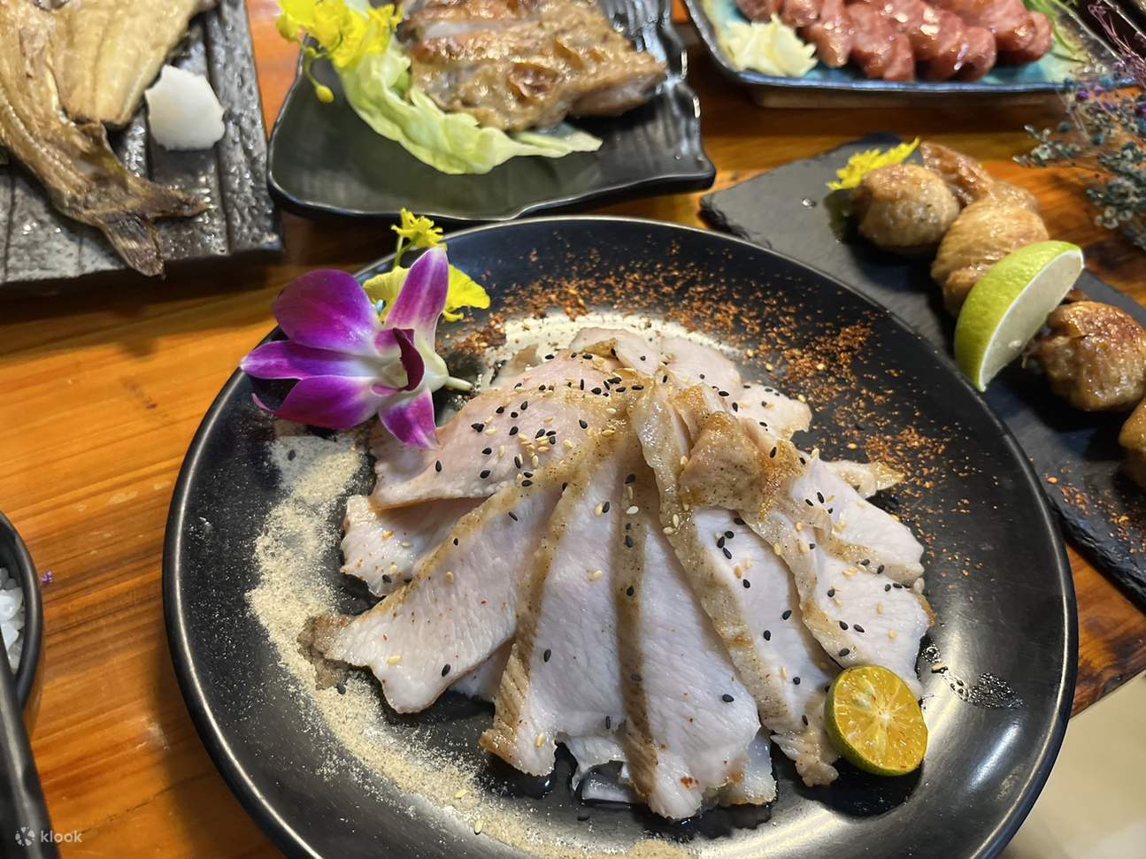 下豊峰BBQハウス、串焼き