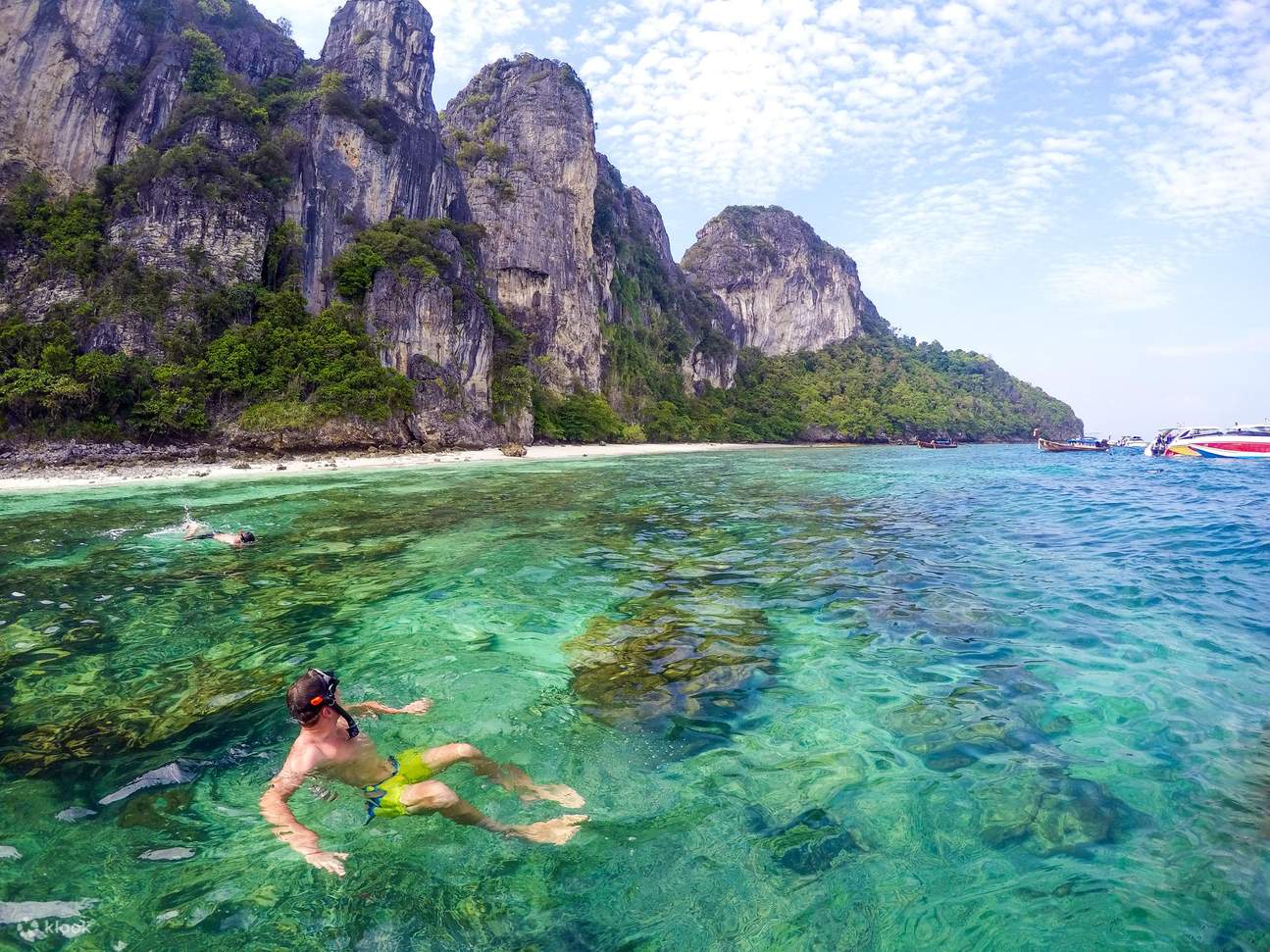 Phi Phi Island Longtail Boat Tour Shark Point, Bamboo Island