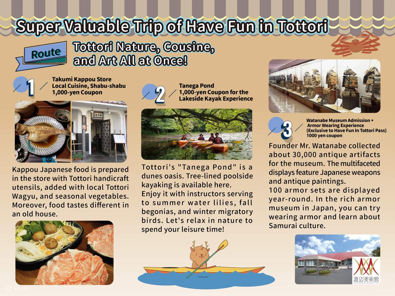 Have Fun in Tottori Pass (Pass Gratis 1 Minggu)