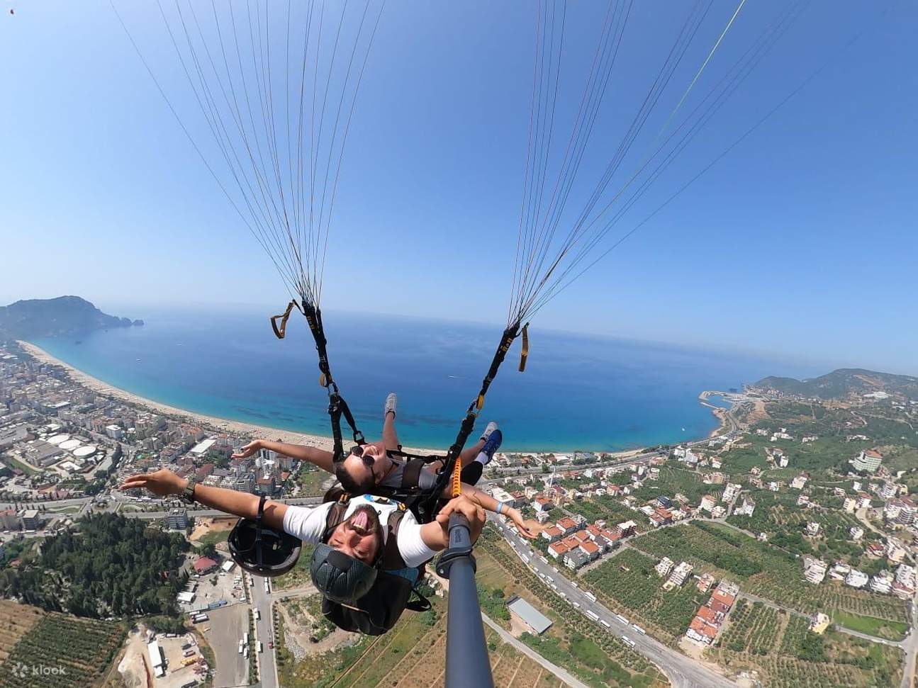 Paragliding experience from Antalya, Side, Alanya With Transfer