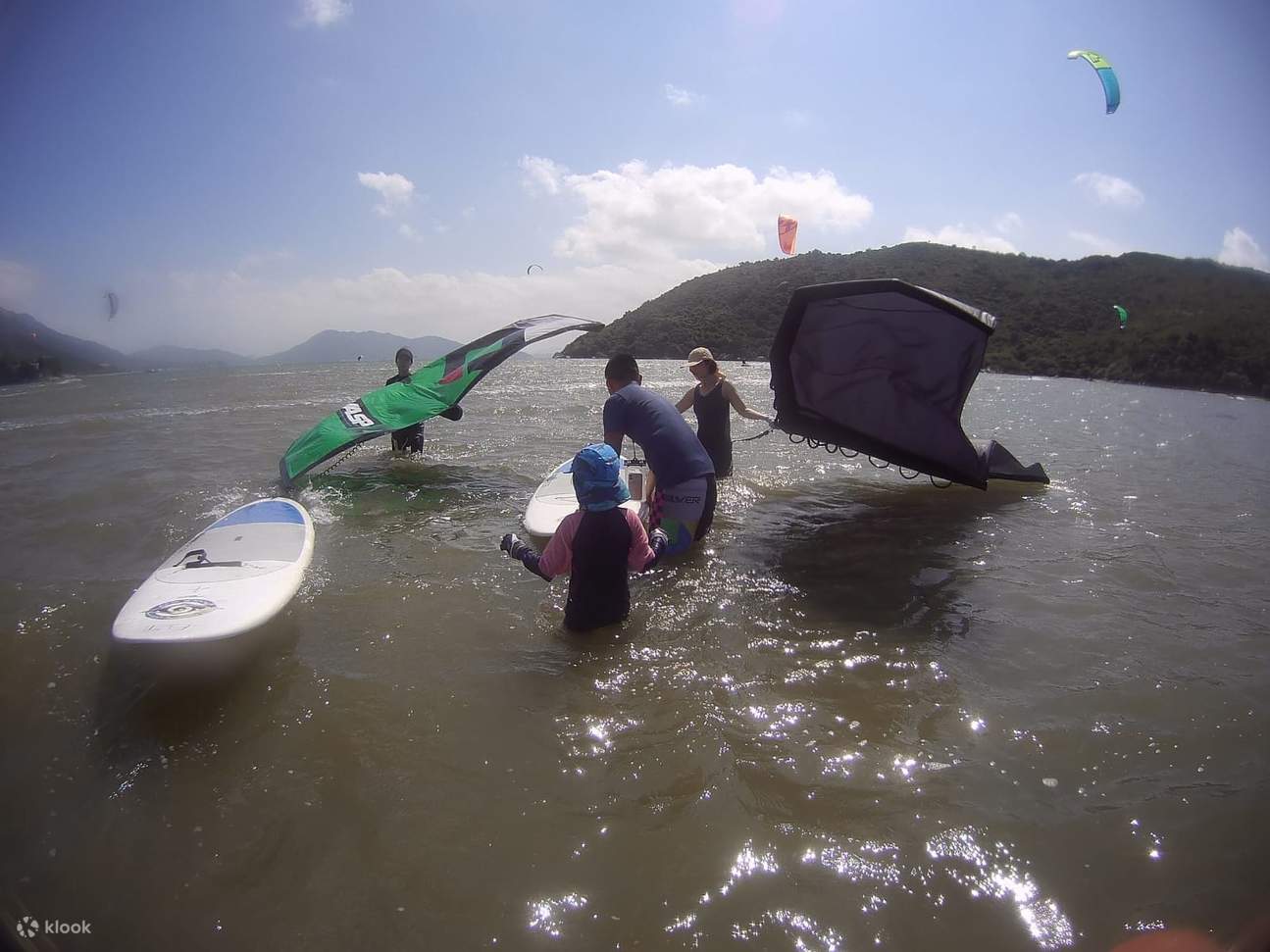 大屿山风筝冲浪体验