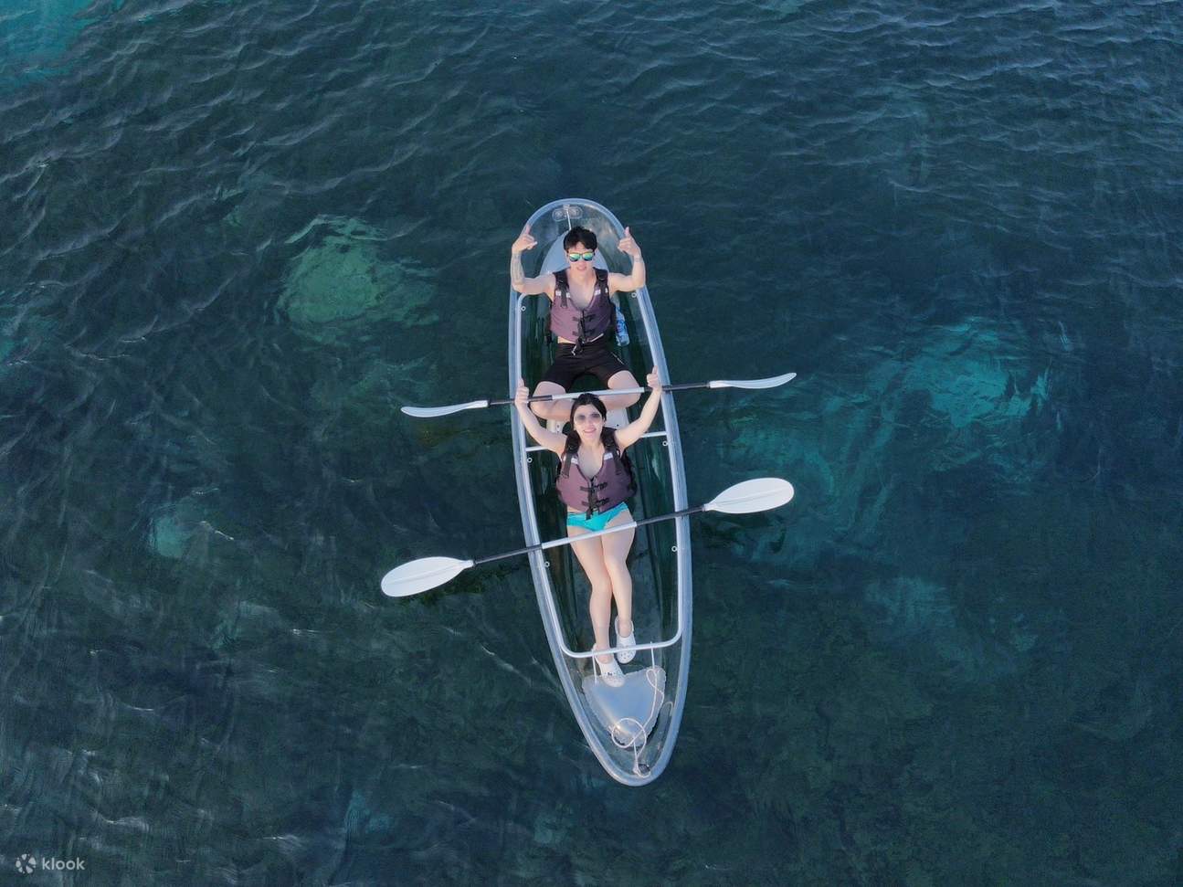 Pingtung: Klub Lautan Whale Latitude Xiaoliuqiu - Pengalaman Kano & Kano Transparan