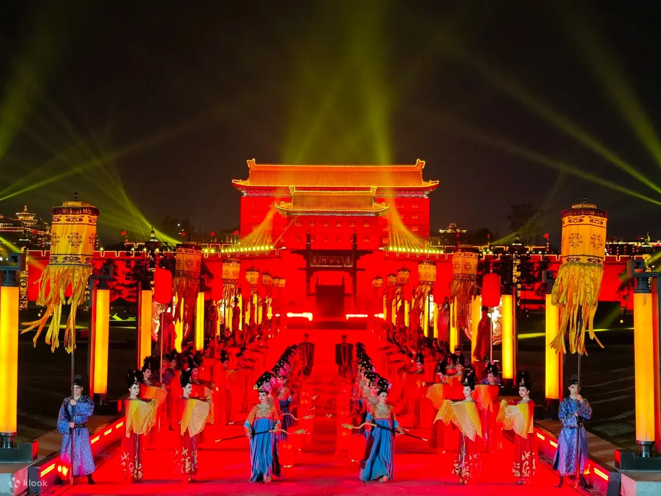 西安《梦长安》演出票+城墙票