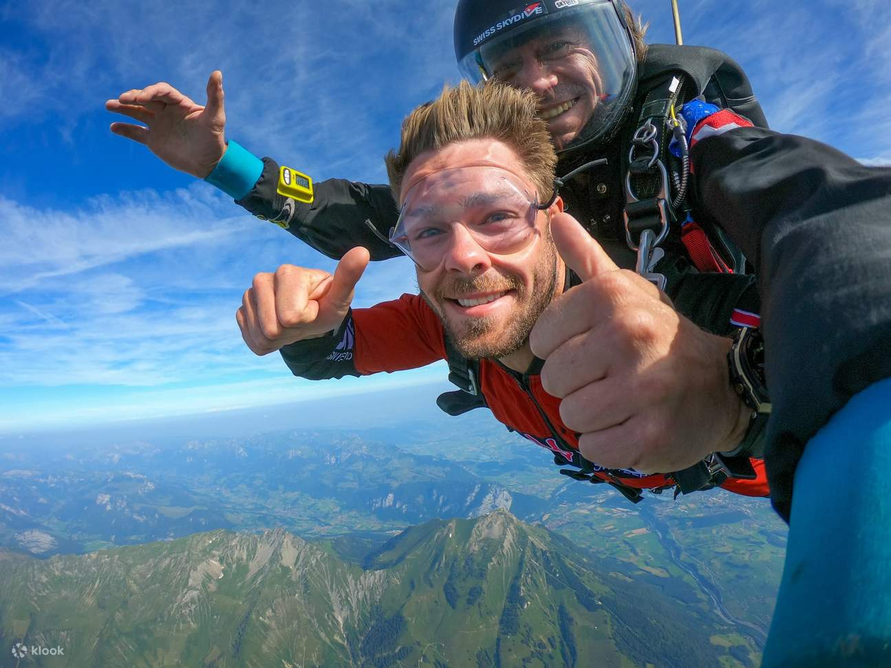 Saut en parachute en avion