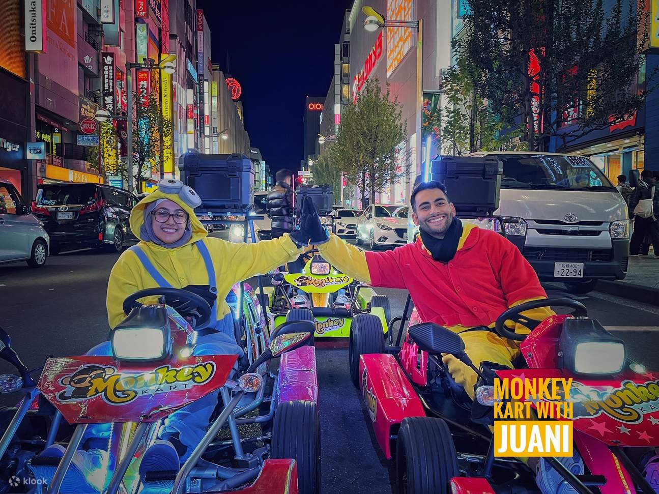 시부야에서 소규모 그룹 고카트 체험