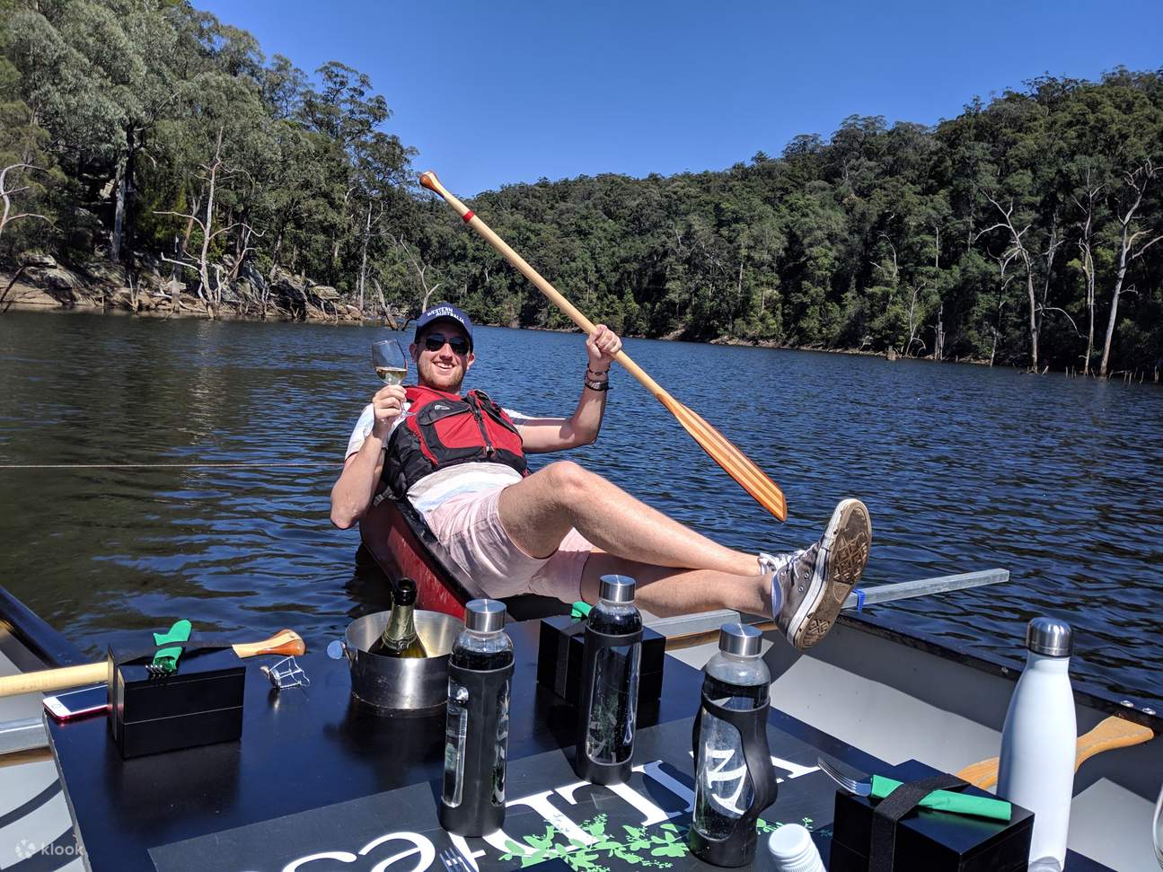 Kangaroo Valley Canoes, Champagne and Canapés Kayak Tour Klook