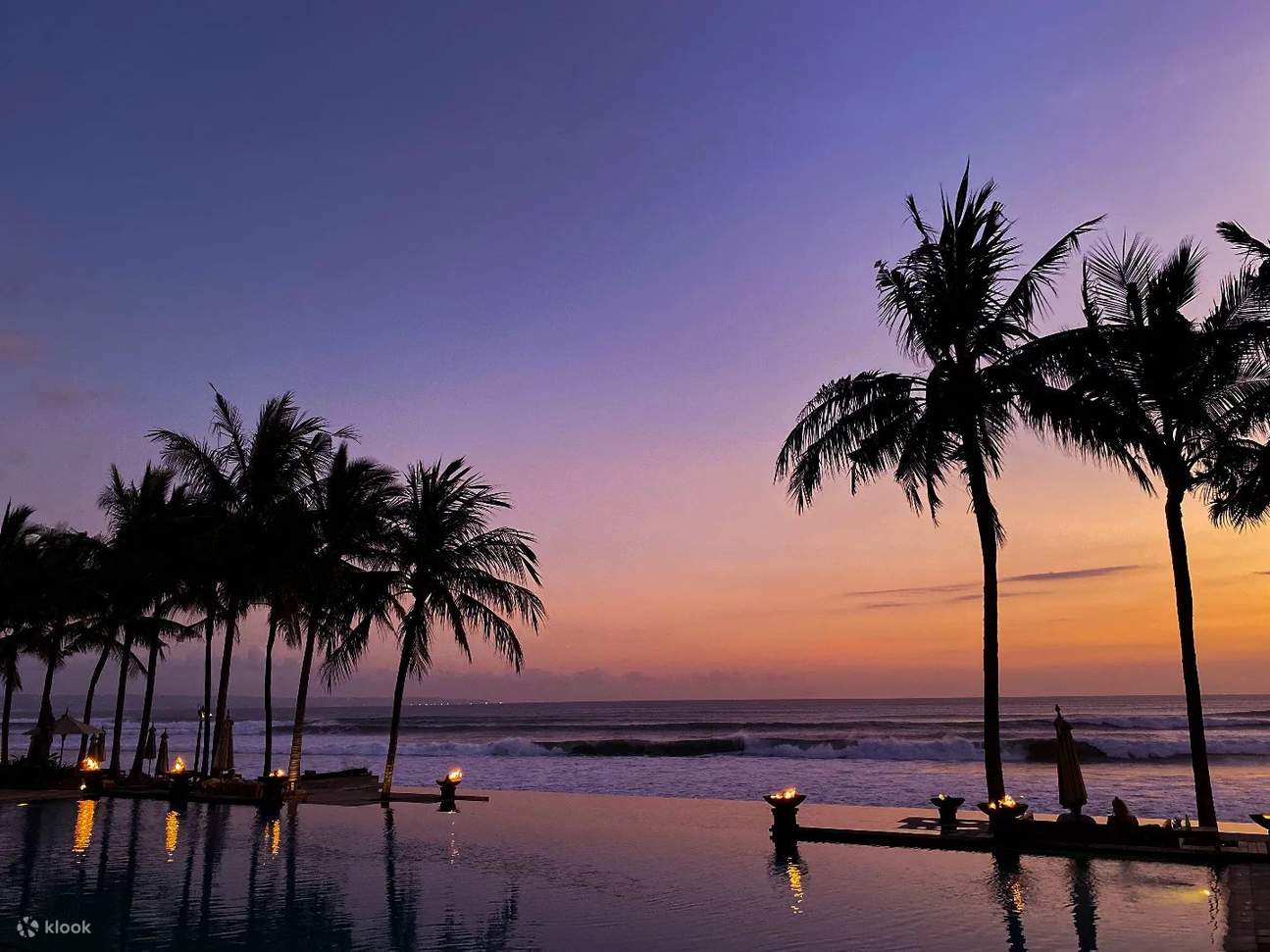 水明漾的日落氛圍