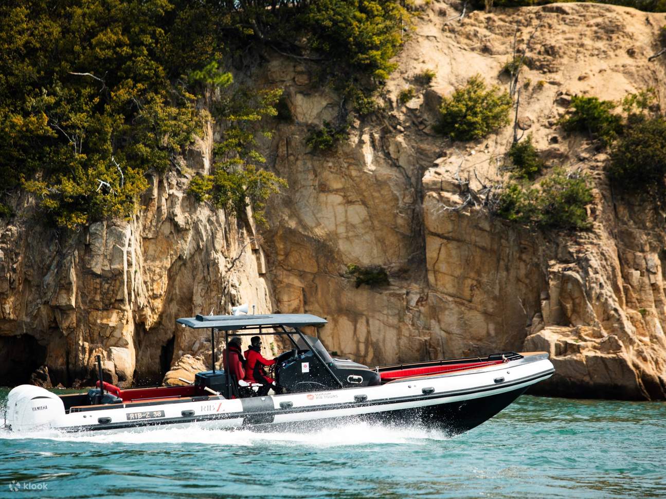 Excursion en hors-bord dans la mer intérieure de Seto et sur l'île de Mukojima