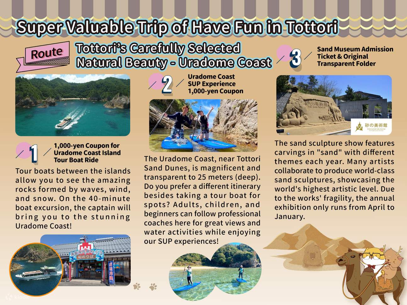 Have Fun in Tottori Pass (Pass Gratis 1 Minggu)
