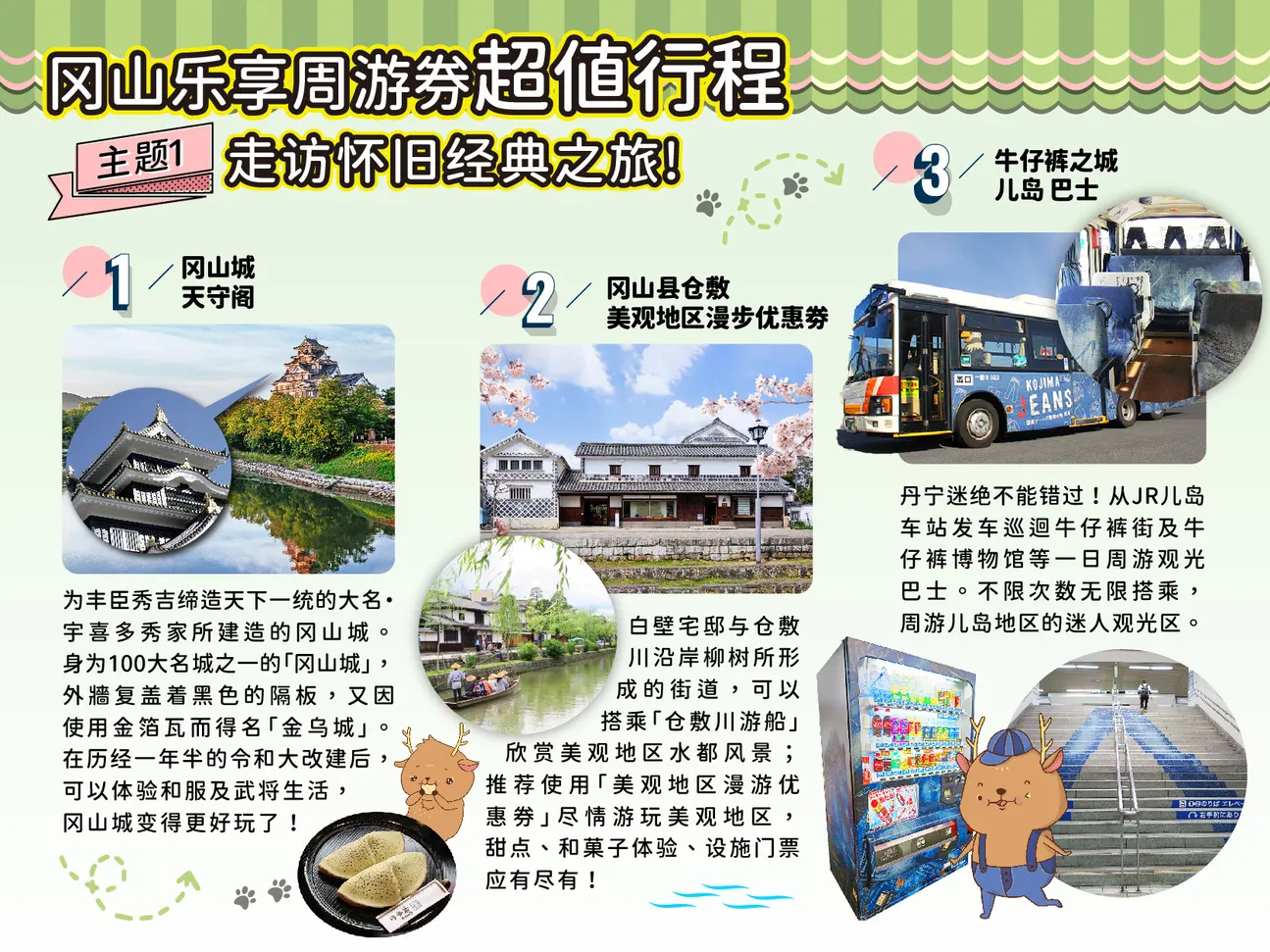 畅玩冈山通票（1周免费通票）