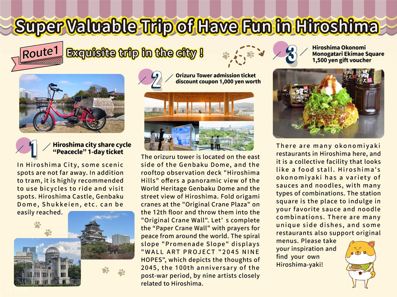 Have Fun in HIROSHIMA Pass (Pass Settimanale Gratuito)