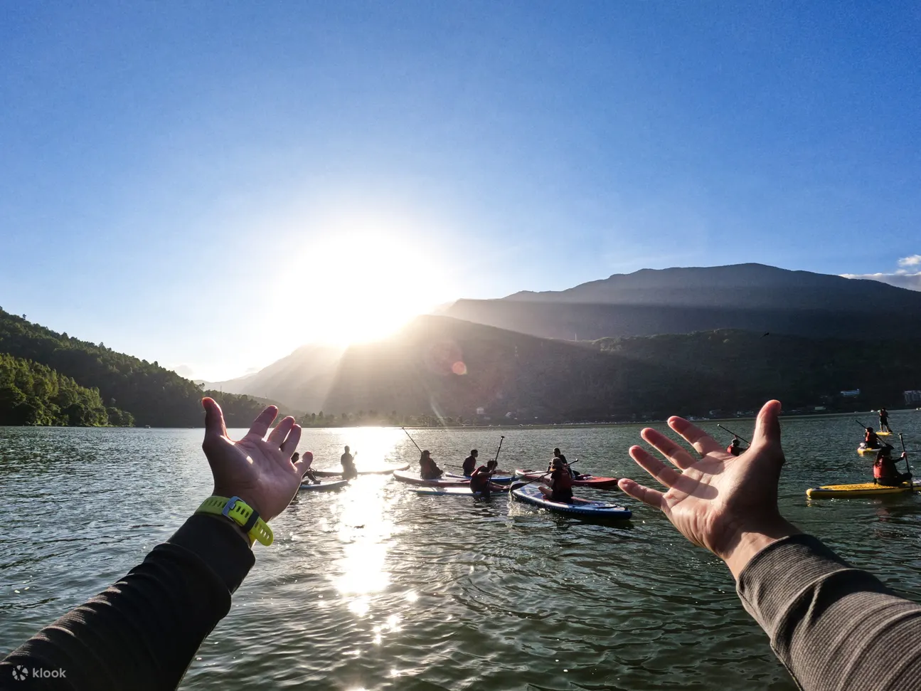 SUP at Liyu Lake in Hualien
