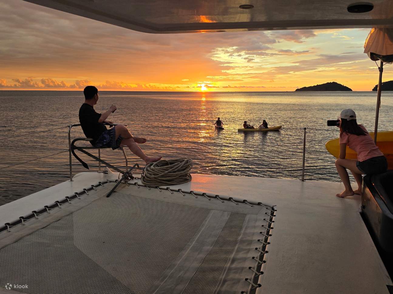 Party Boat Day Trip or Sunset Cruise in Kota Kinabalu, Sabah 