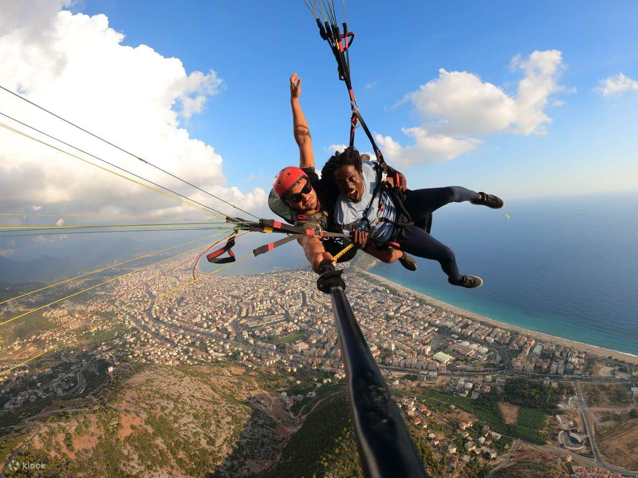 Paragliding experience from Antalya, Side, Alanya With Transfer