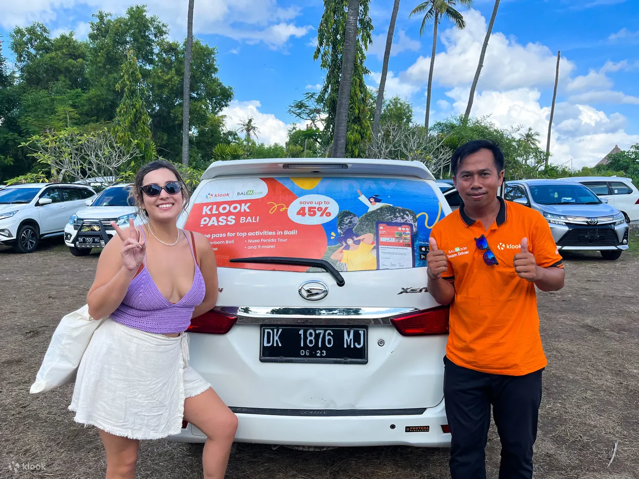guest and driver for nusa penida tour transfers