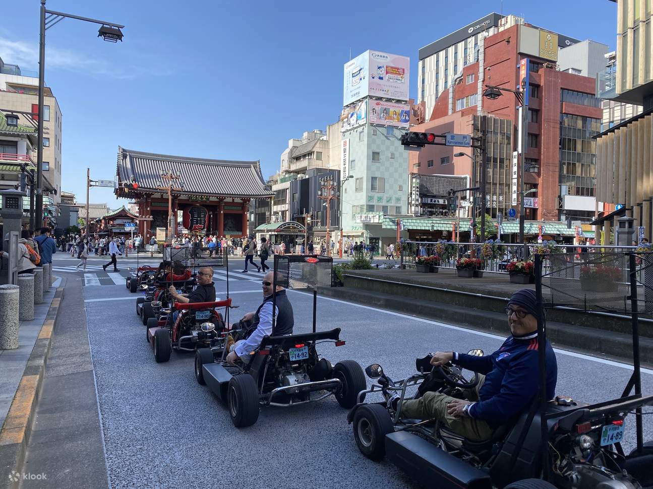 Take a ride throughout Tokyo in safe and reliable go-karts