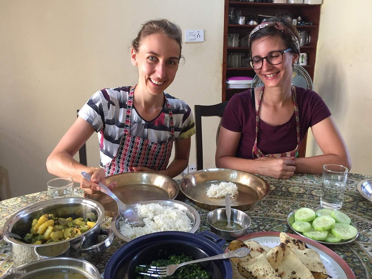 การฝึกทำอาหารเนปาลในกาฐมา ณ ฑุ