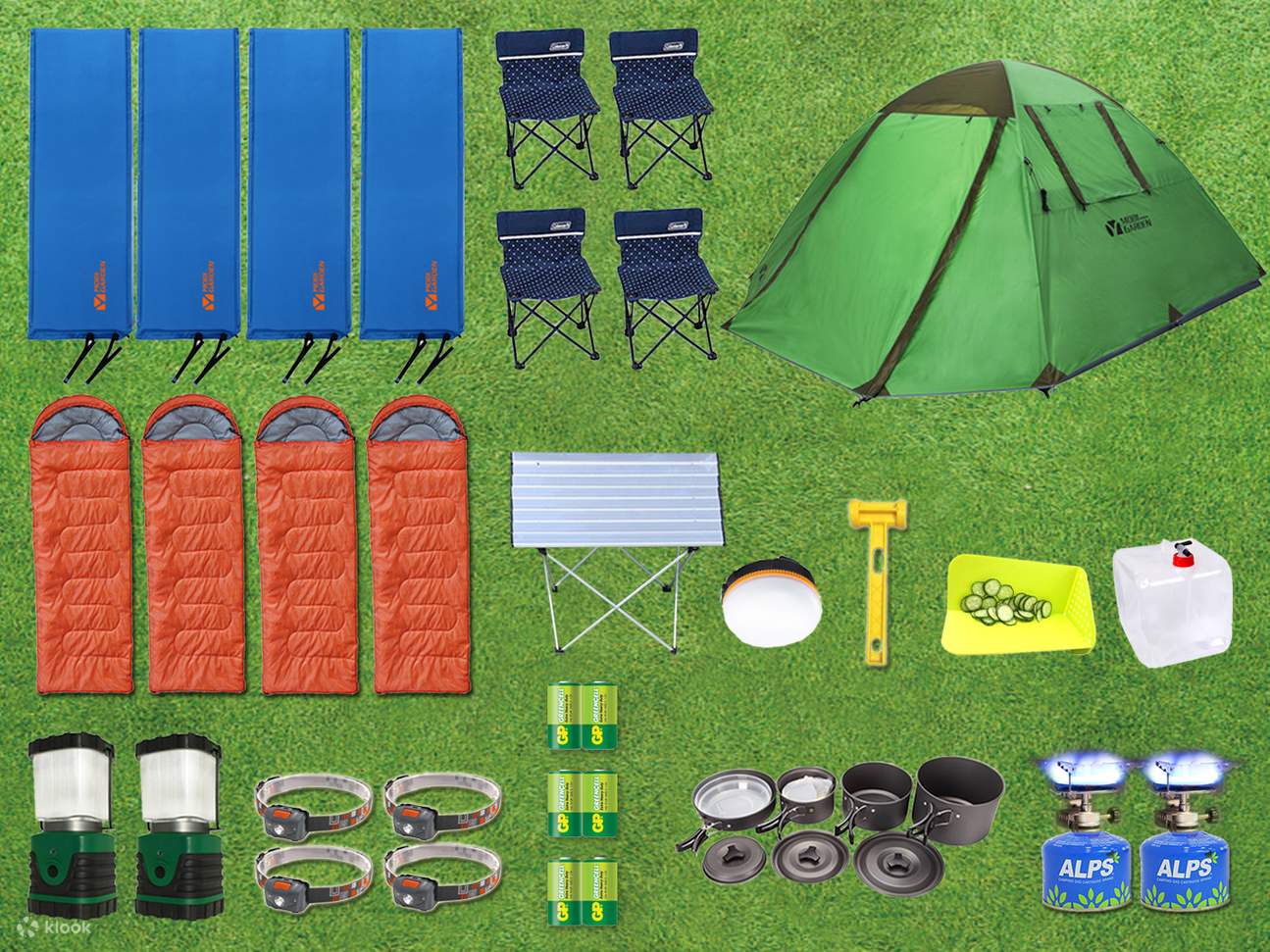 Camping equipment set deals