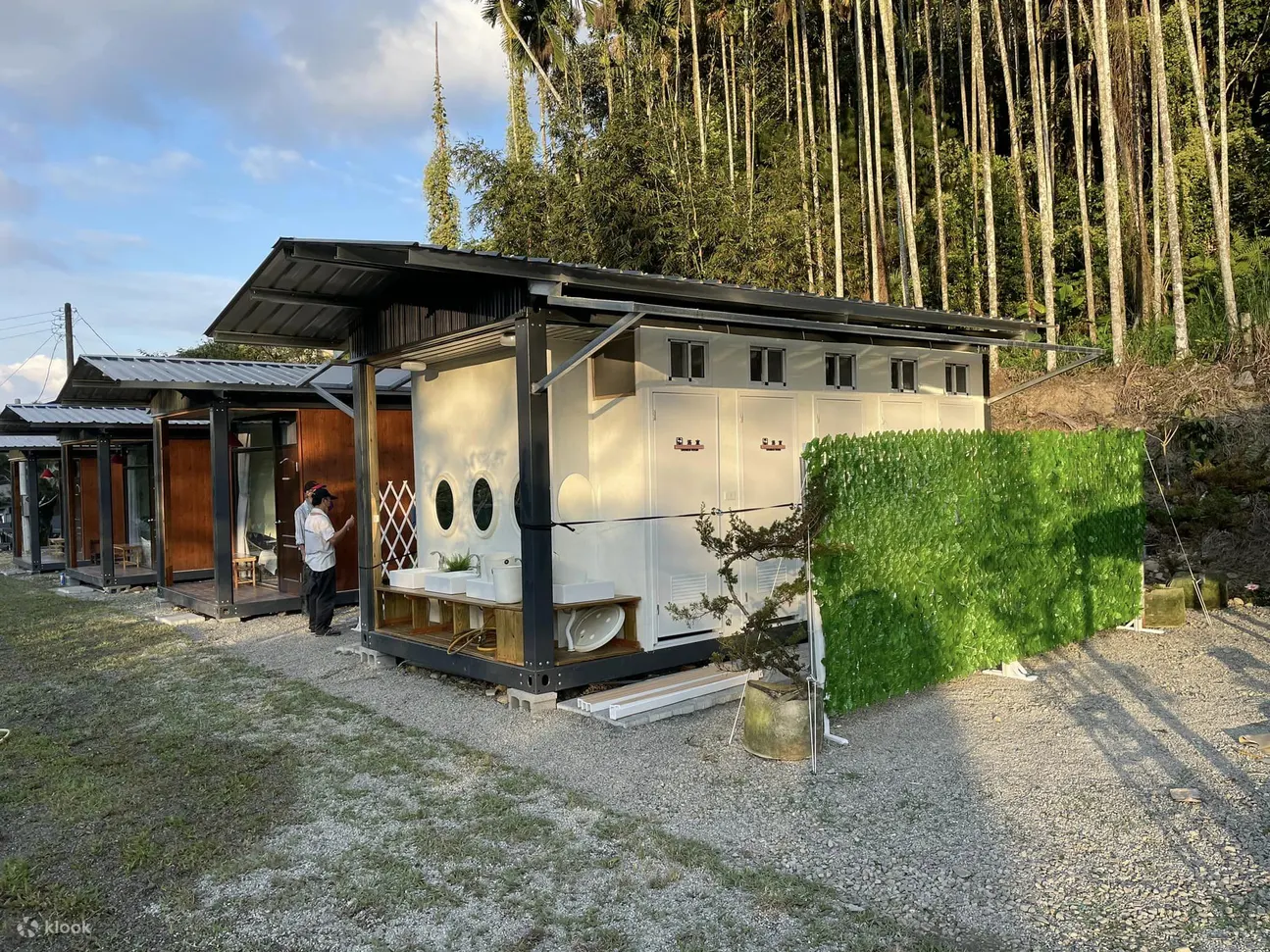 南投露营｜溪泮别馆｜免搭帐露营体验｜神殿帐・豪华露营屋