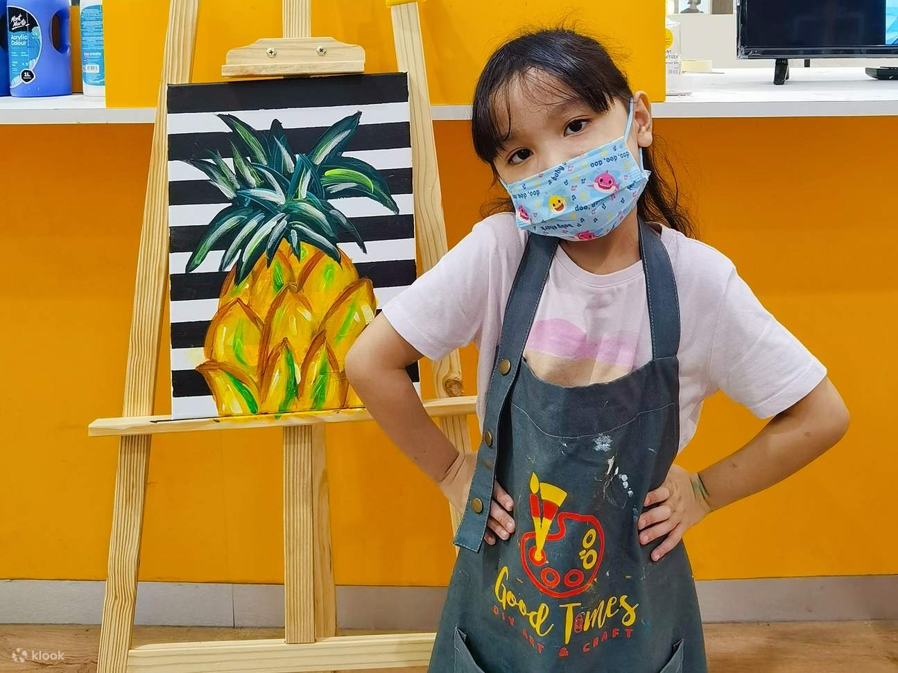 เด็กเข้าร่วมเวิร์กช็อปวาดภาพ