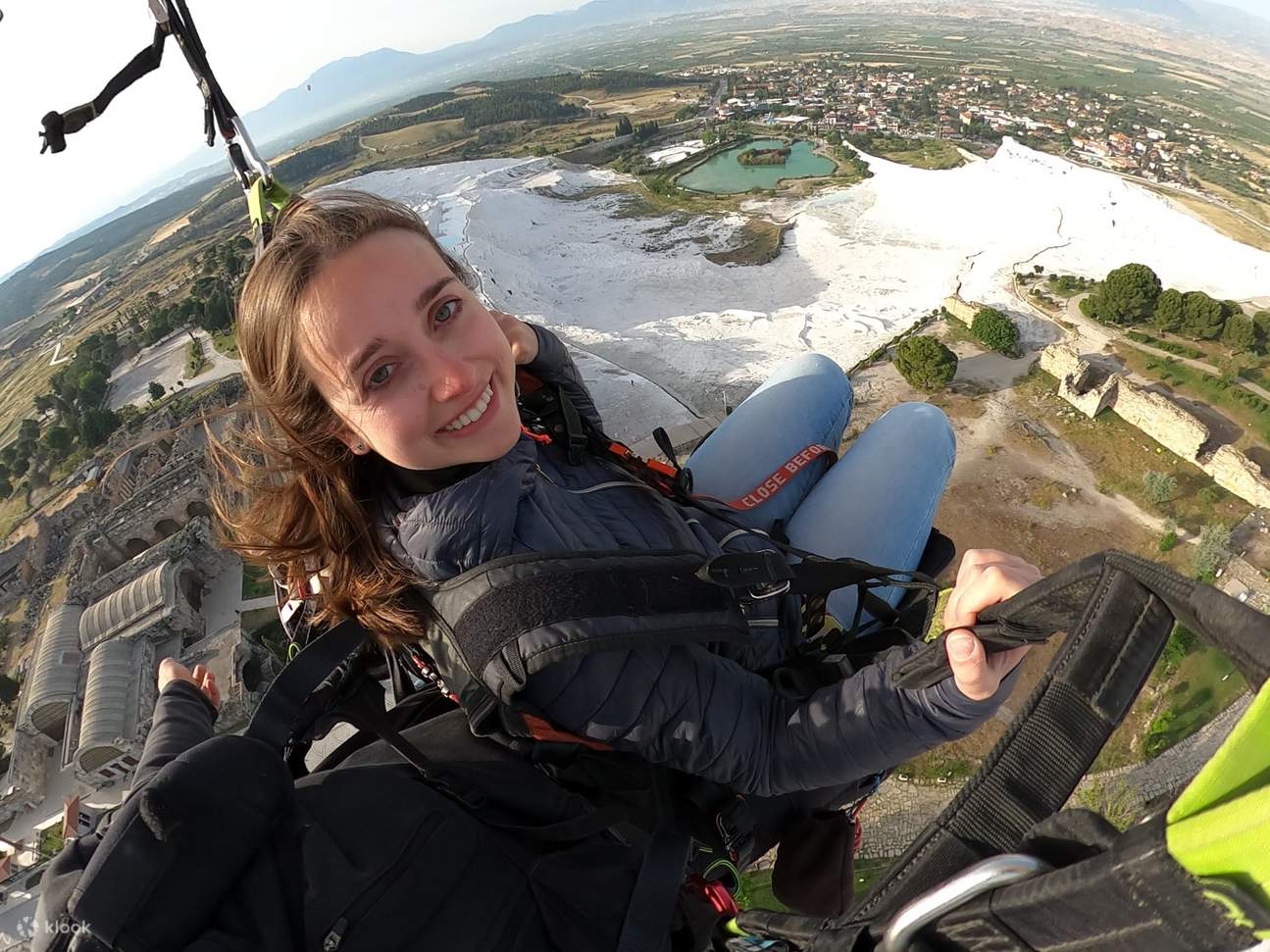 Esperienza di parapendio a Pamukkale con trasferimento in hotel