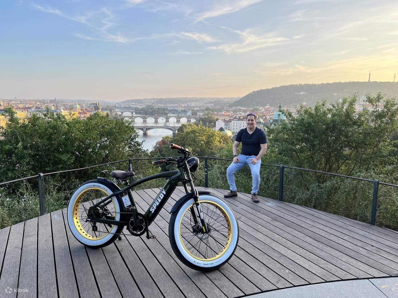 Experience the Thrill Sunset View Adventurous Ride with Our Retro E Bike Group Tour Klook