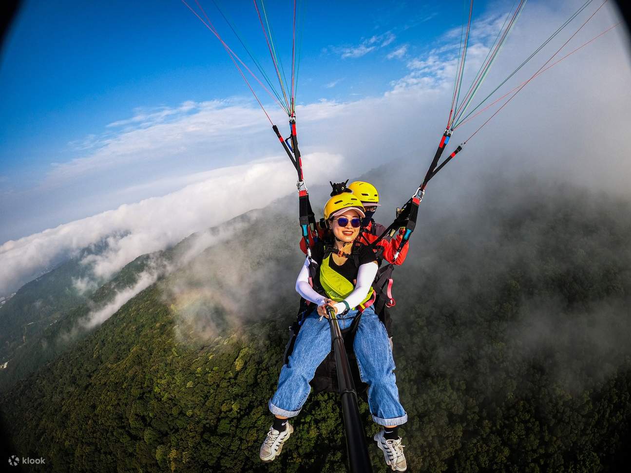 飛越三島山 – 河內近郊冒險滑翔傘體驗