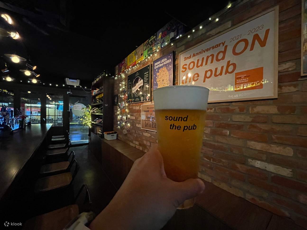 La bière maison du pub Sound ON