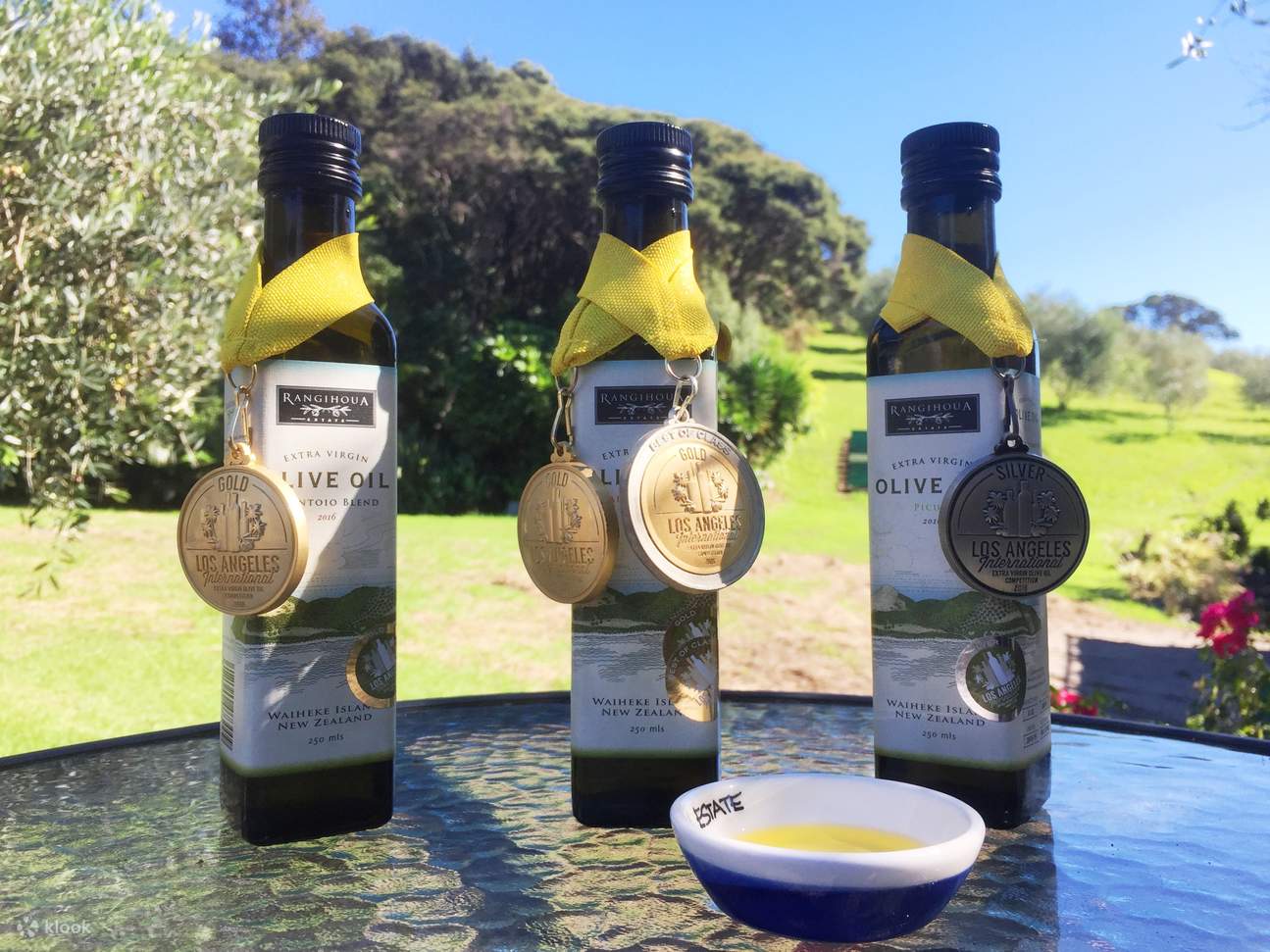 olive oil tasting waiheke island klook