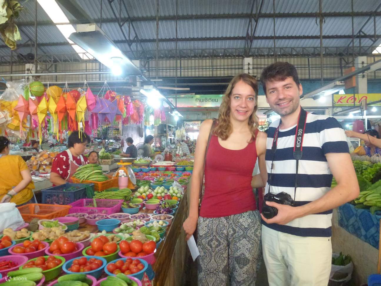 Erleben Sie im Rahmen des Kurses eine Führung über einen lokalen Markt.