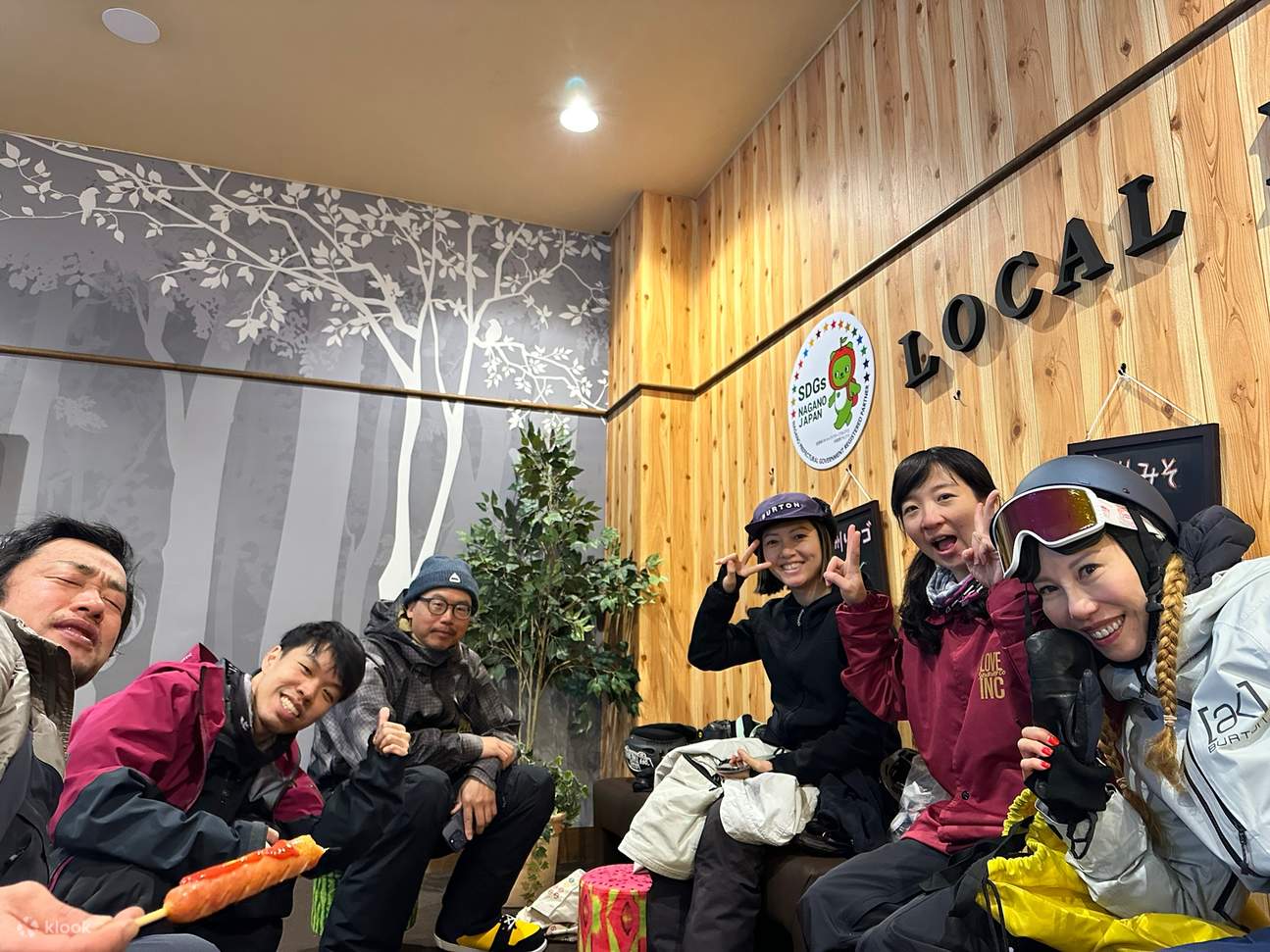 私人滑雪课程合照