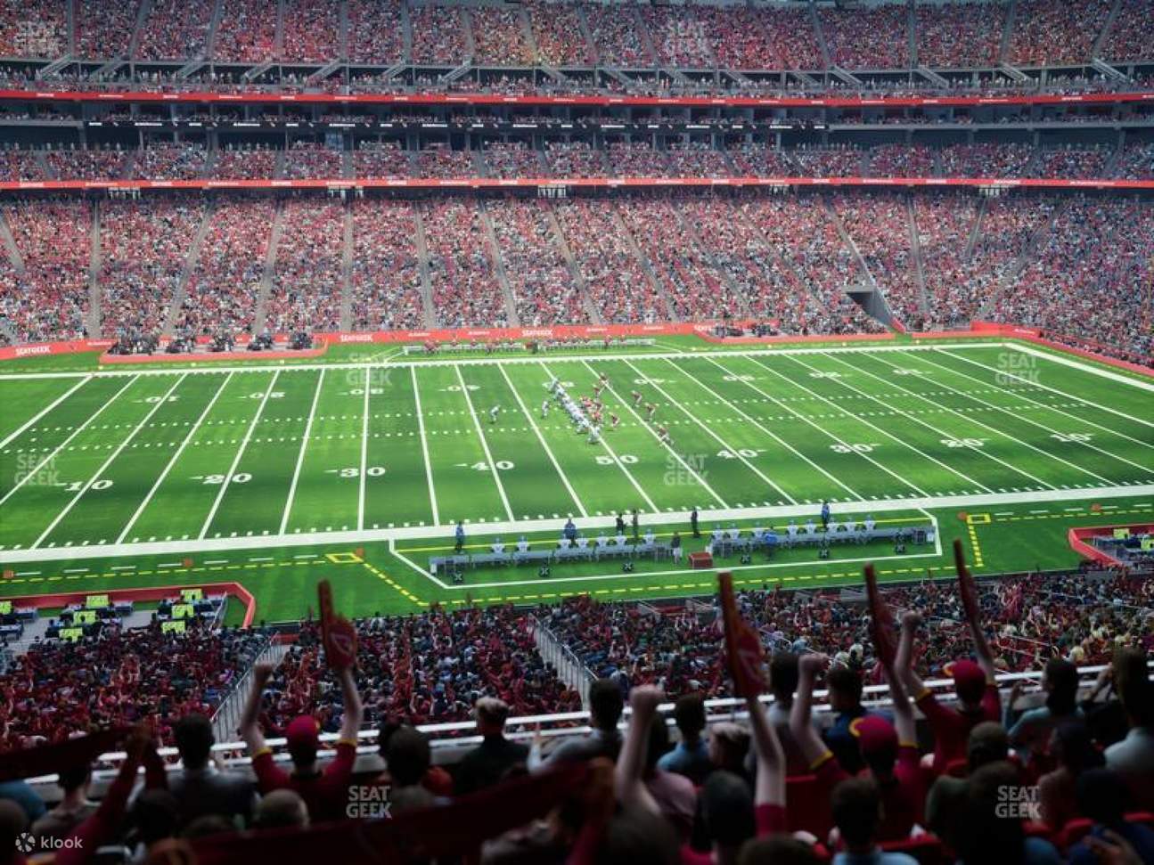 Kursi tingkat klub menawarkan pemandangan premium dan kenyamanan tak tertandingi bagi penggemar berat