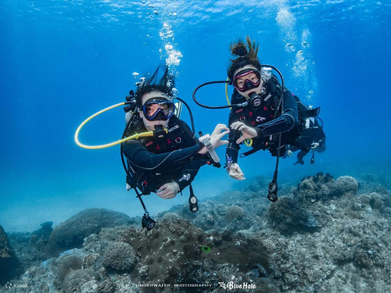 Kenting Blue Cave Diving Experience, PADI OW Open Water Diver ...
