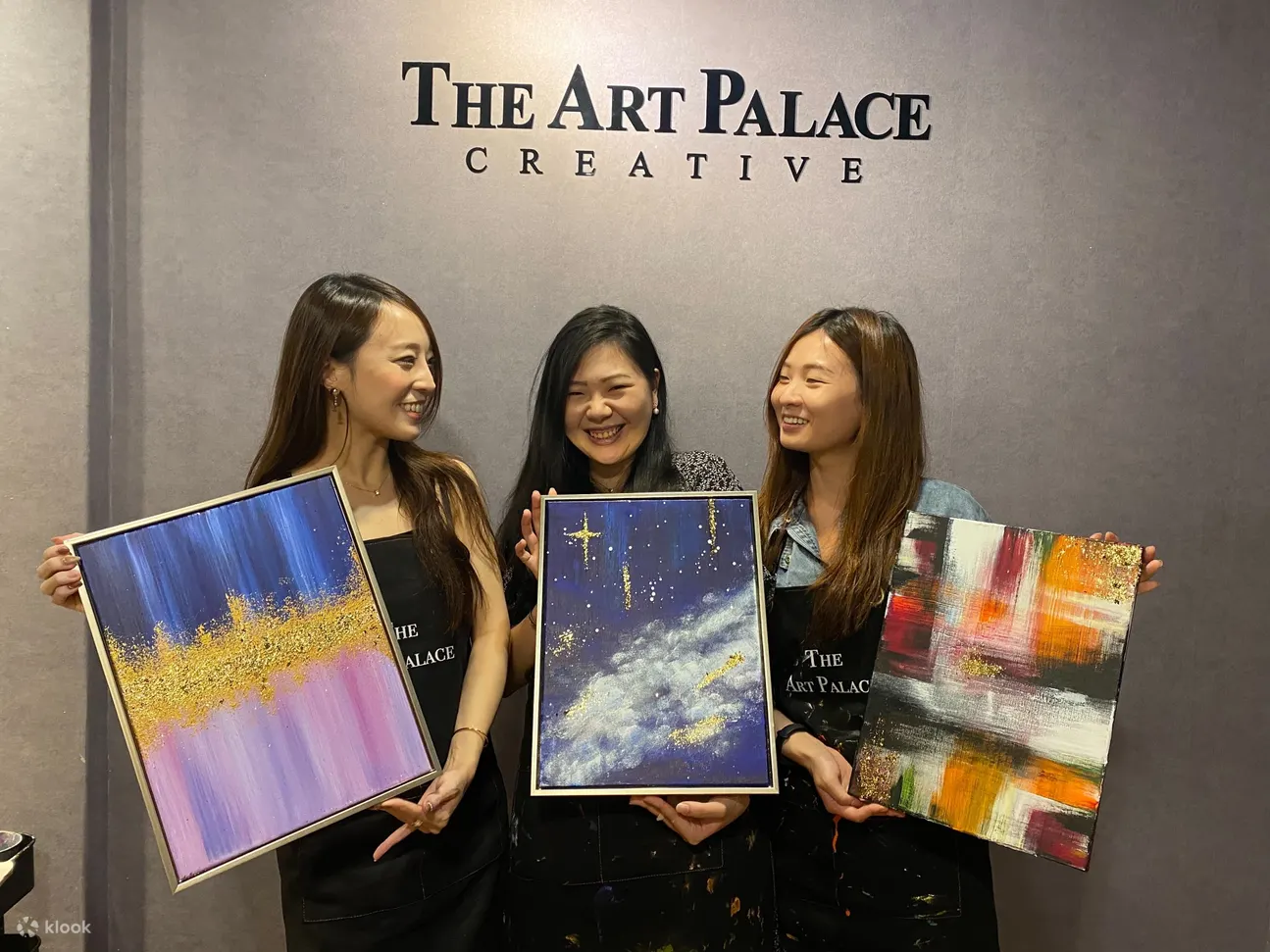 宜兰｜The Art Palace 艺术殿堂｜金箔抽象绘画课程