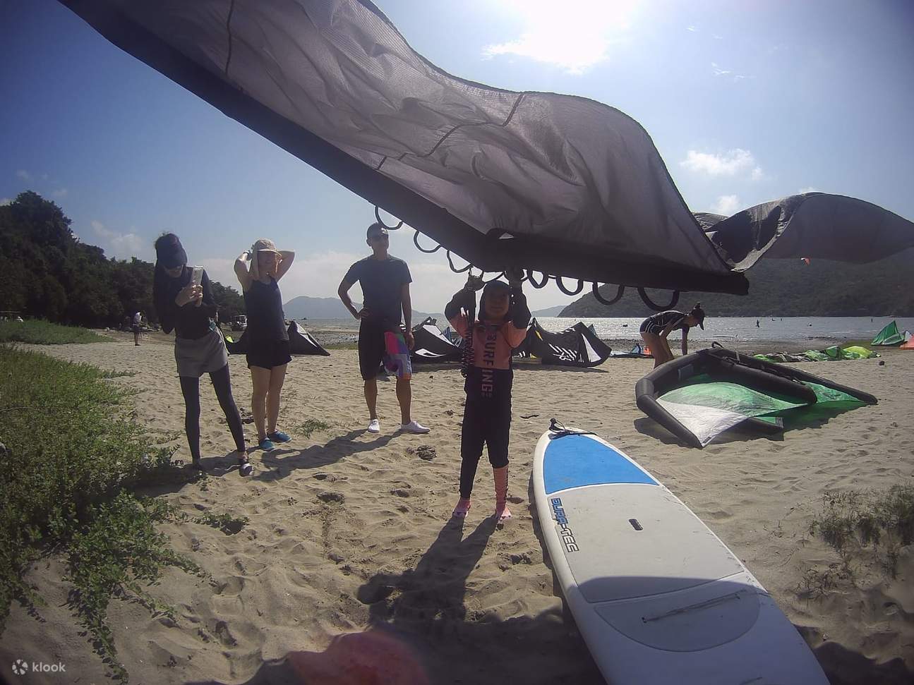 大屿山风筝冲浪体验
