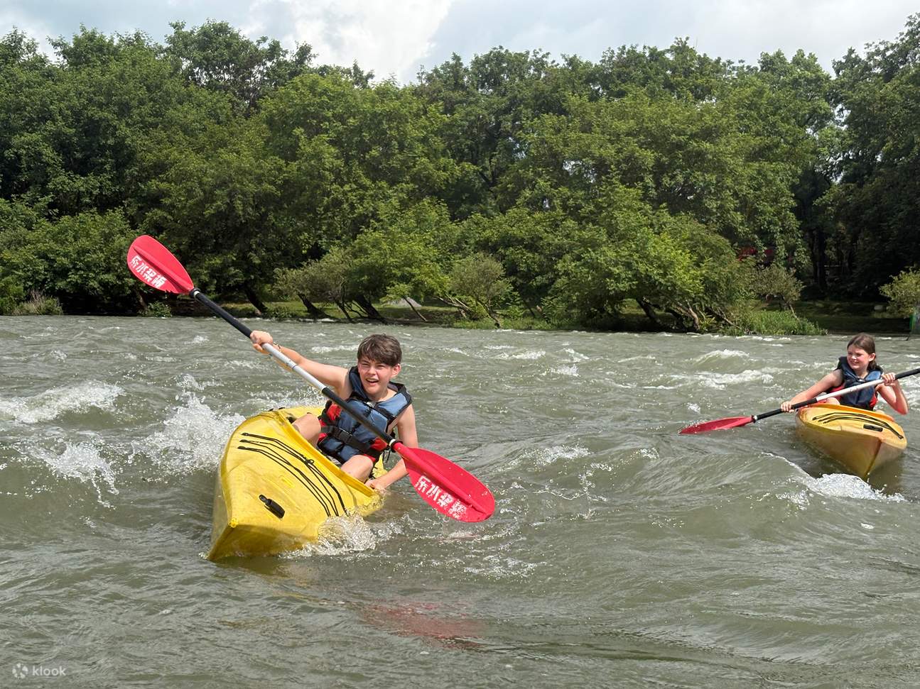 Los niños también se divirtieron mucho.