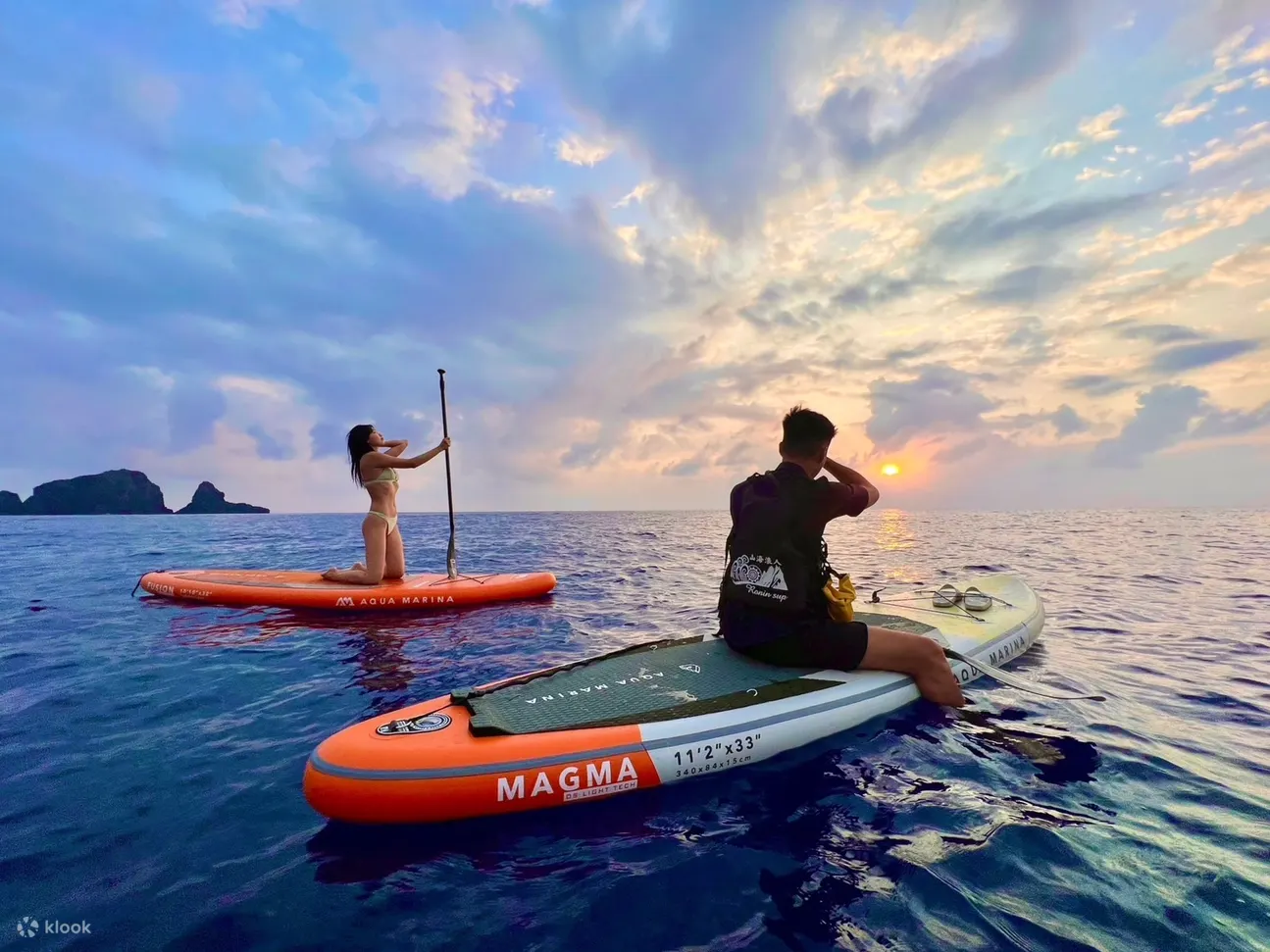 台东兰屿: SUP立桨与海上跑版体验 - 日出・夕阳・Gopro摄影