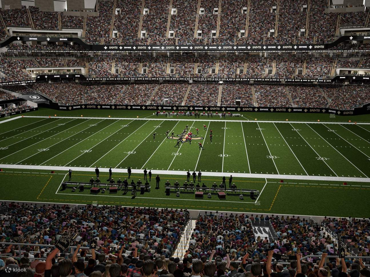 Ghế hạng Club mang đến tầm nhìn tuyệt vời và sự thoải mái tuyệt đối cho những người hâm mộ cuồng nhiệt