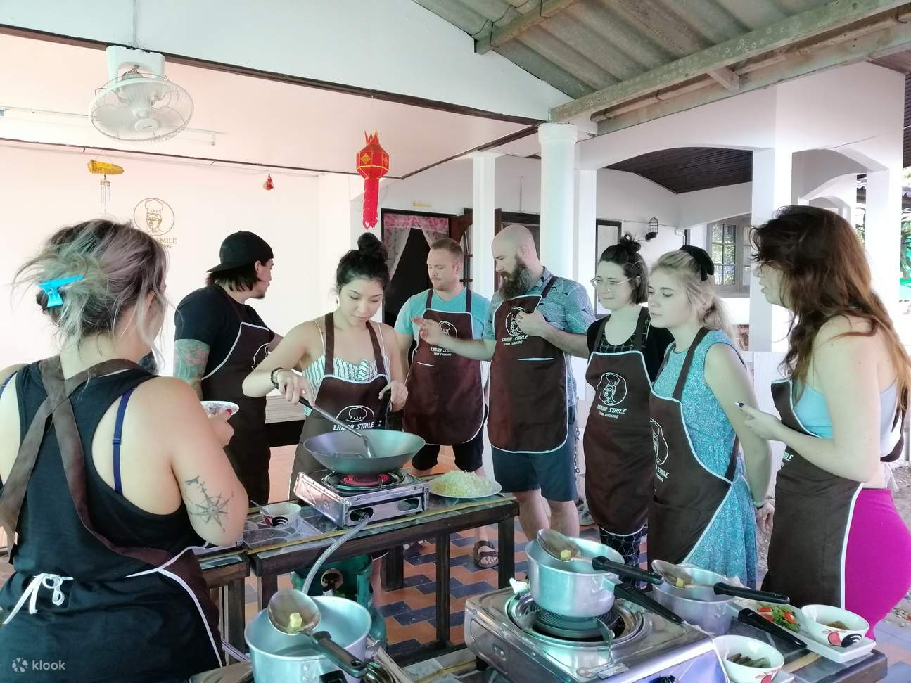 タイ料理教室（チェンマイ/ Lanna Smile提供）