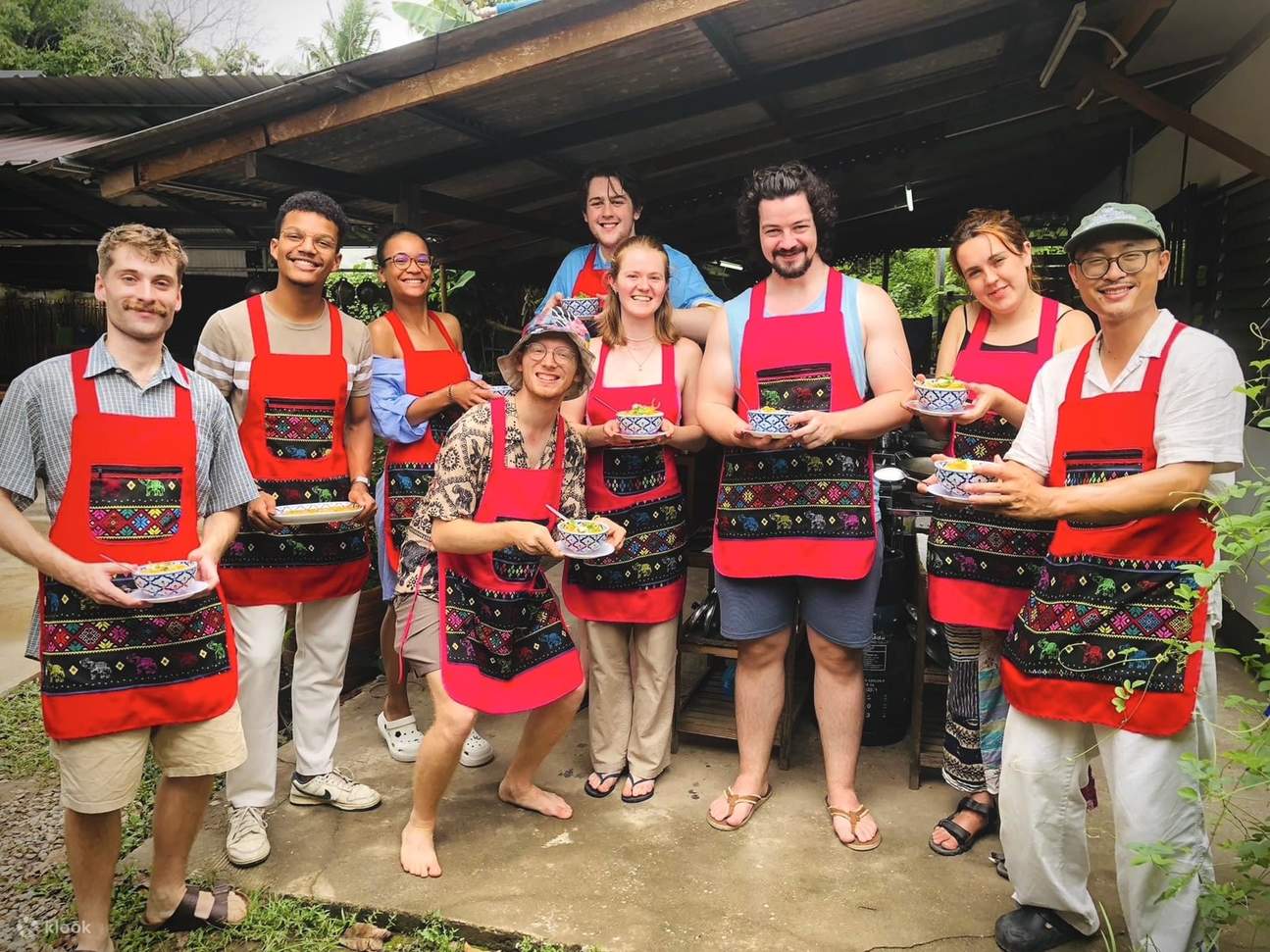 Kelas memasak Thai Cottage dengan lawatan pasar & taman herba