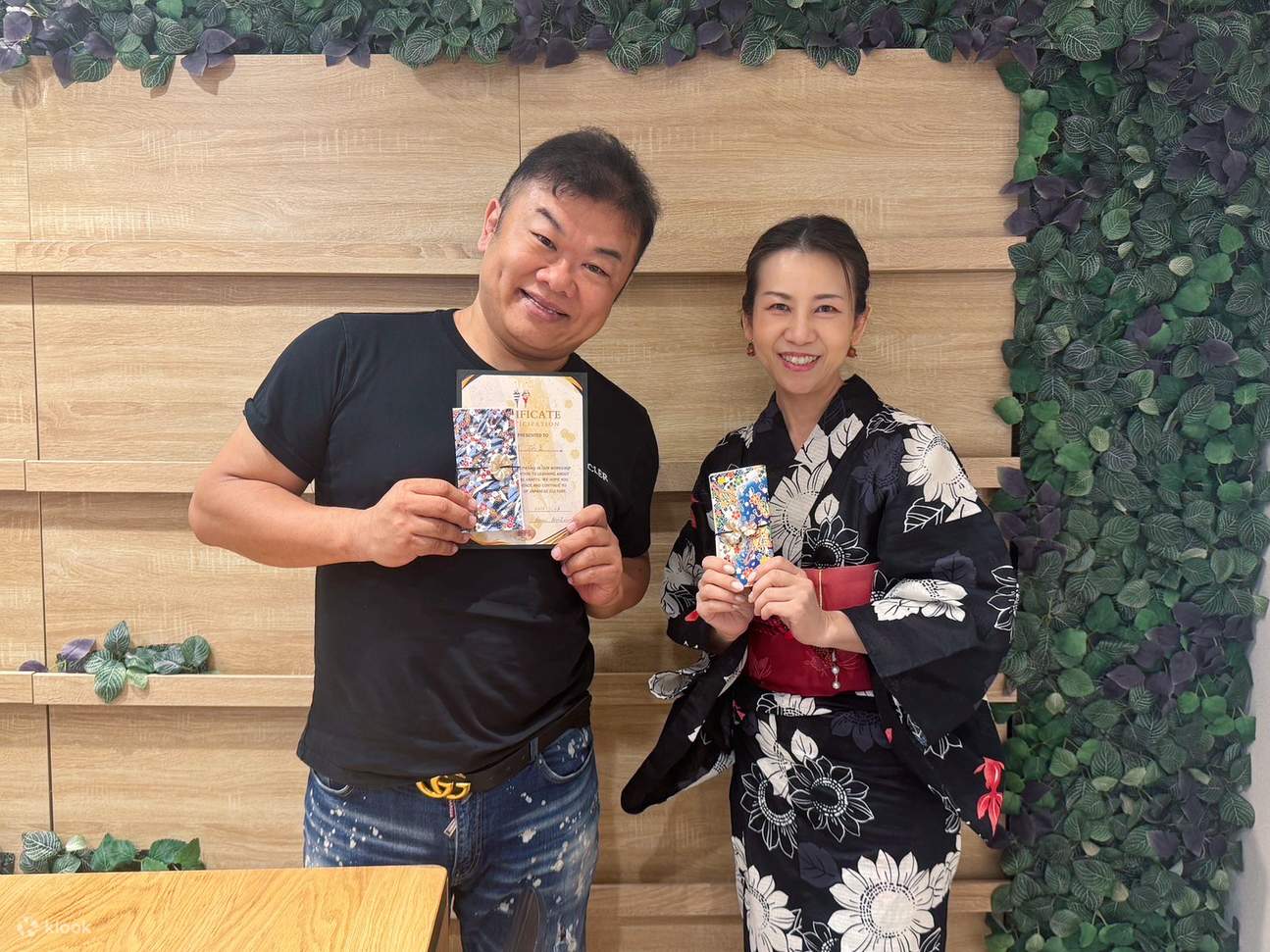 Malah seorang lelaki turut serta. Pada akhir bengkel, 