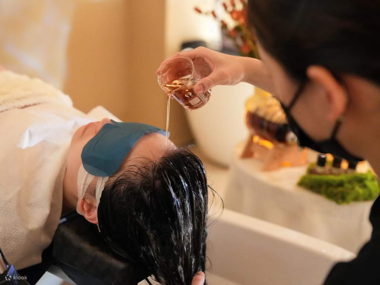 Expérience de spa capillaire relaxante chez TTElephant Headspa à Kuala Lumpur