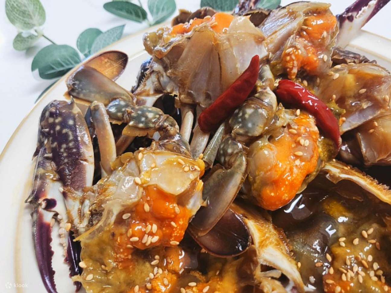 Marinated crab with soy sauce