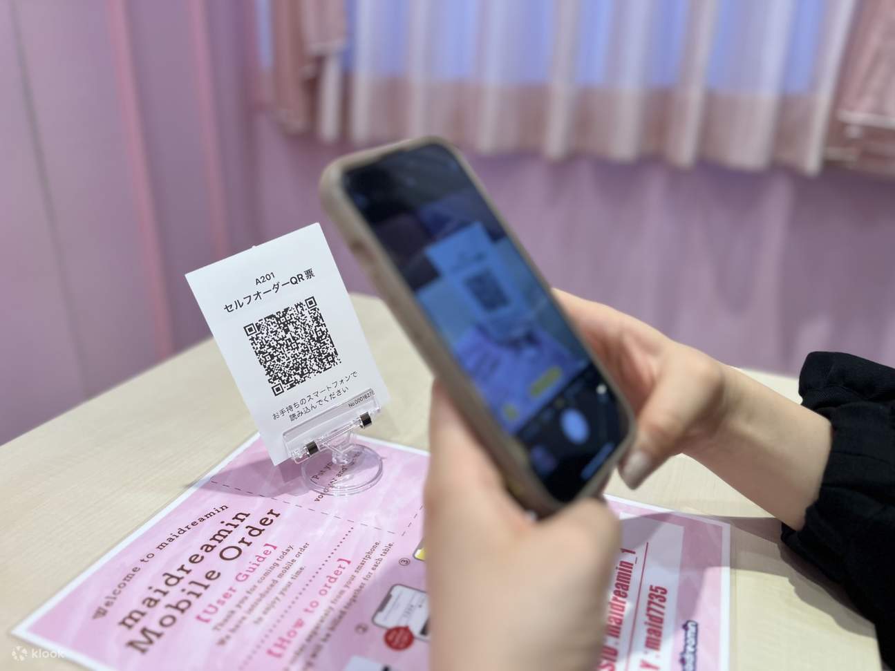 You can also place additional orders by scanning the QR code with your smartphone🎵.
No need to worry if you don't speak Japanese! We offer displays in English, Chinese, and Korean💖.