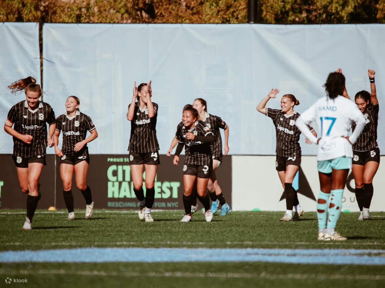 Perlawanan Bola Sepak Wanita Brooklyn FC di Maimonides Park