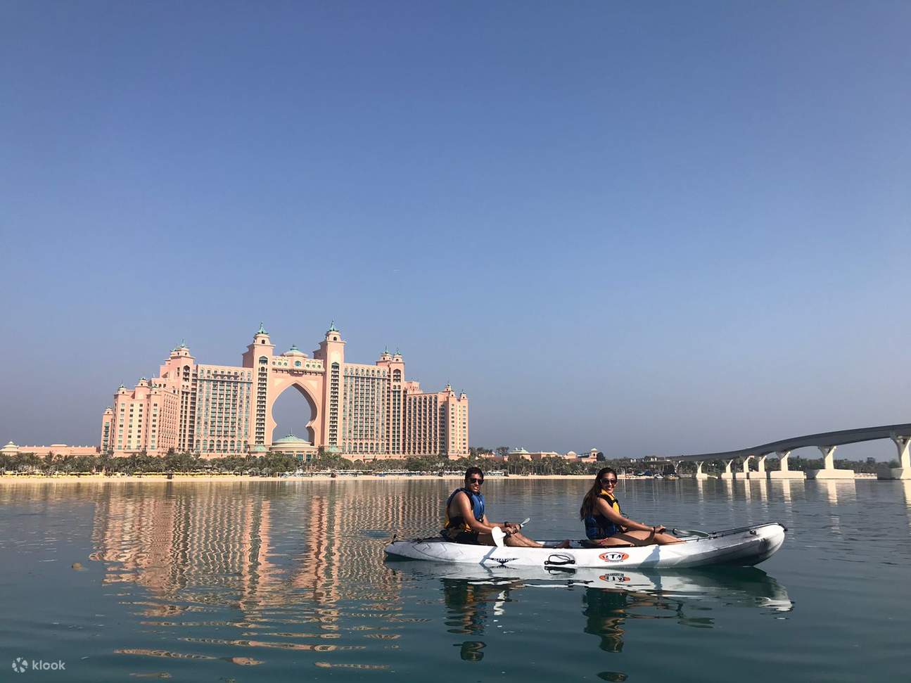 Lawatan Kayak Berganda Palm Jumeirah