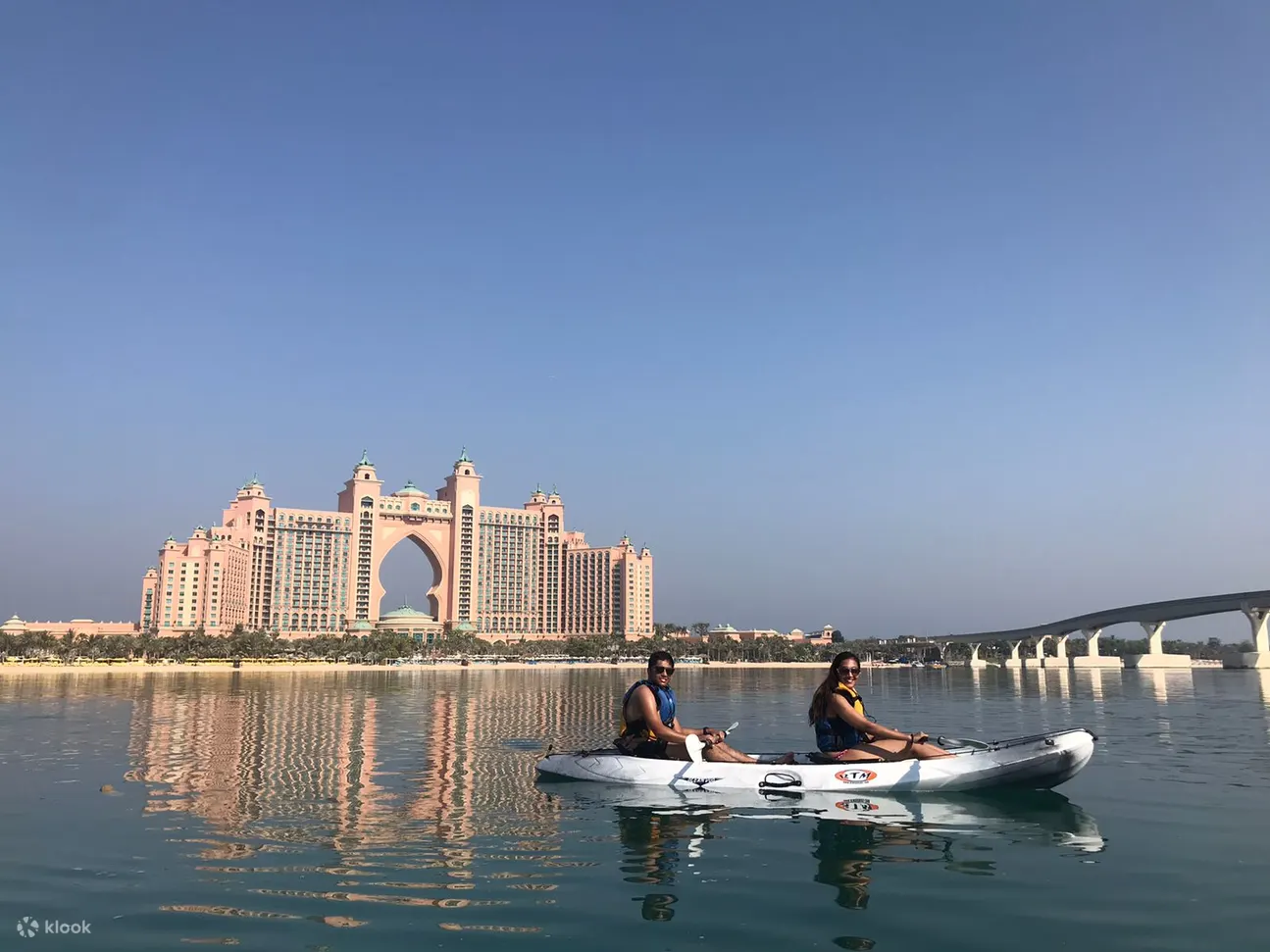 朱美拉棕榈岛双人皮划艇之旅