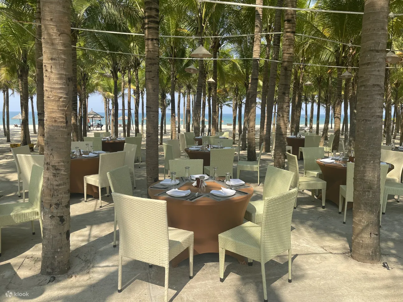 岘港 Grandvrio Ocean Resort 的烧烤用餐体验