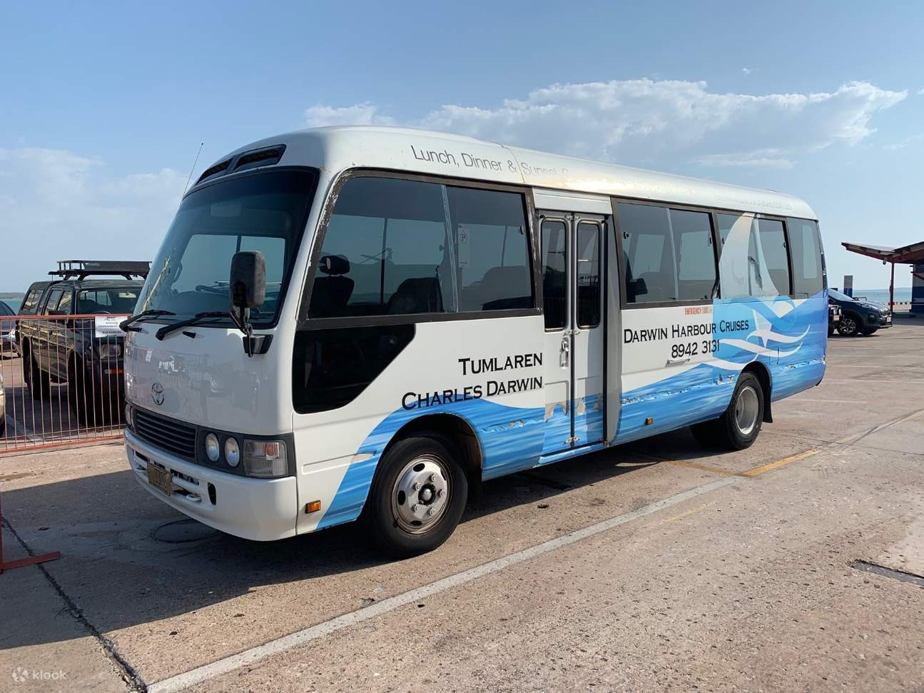 parked bus in darwin